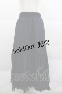 axes femme / フィッシュテールロングスカート M ネイビー I-25-12-24-122-AX-SK-TE-ZI