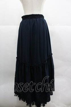 画像2: axes femme / フィッシュテールロングスカート M ネイビー I-25-12-24-122-AX-SK-TE-ZI