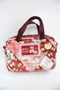 PINK HOUSE / LeSportsac × PINK HOUSE PH Tea Party Micro Bag  赤Ｘピンク I-25-12-24-011-LO-BG-SA-ZI