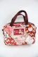 画像1: PINK HOUSE / LeSportsac × PINK HOUSE PH Tea Party Micro Bag  赤Ｘピンク I-25-12-24-011-LO-BG-SA-ZI (1)