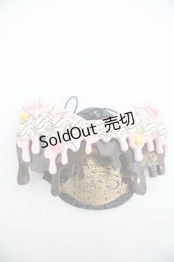 画像1: ALICE and the PIRATES / Melty Nightmare Chocolateバレッタ  ピンク I-25-12-24-017-PA-AC-SA-ZI