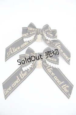 画像1: ALICE and the PIRATES / パイレーツロゴグログランコーム  黒 I-25-12-24-019-PA-AC-SA-ZI