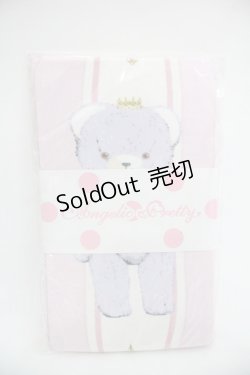 画像1: Angelic Pretty / Charlotte's Bearタイツ  ピンク I-25-12-24-024-AP-AC-SA-ZI