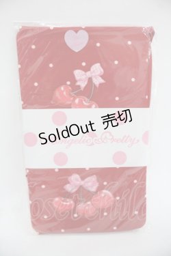画像1: Angelic Pretty / Wrapping Cherryタイツ  赤 I-25-12-24-026-AP-AC-SA-ZI
