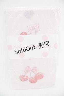 画像1: Angelic Pretty / Wrapping Cherryタイツ  ピンク I-25-12-24-028-AP-AC-SA-ZI