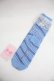 画像2: Angelic Pretty / Candy Ribbon ストライプクルー丈ソックス  青 I-25-12-24-032-AP-ZA-SA-ZI (2)