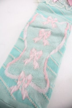 画像4: Angelic Pretty / Candy Ribbon ストライプクルー丈ソックス  ミント I-25-12-24-033-AP-ZA-SA-ZI