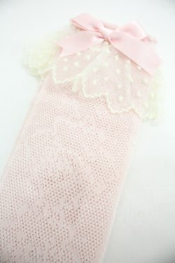 画像3: Angelic Pretty / Lacyクルー丈ソックス  ピンク I-25-12-24-035-AP-ZA-SA-ZI