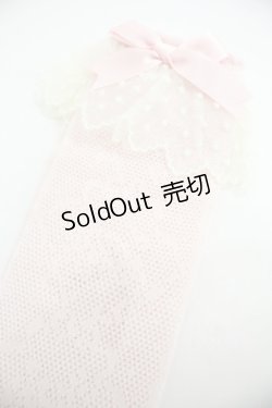 画像3: Angelic Pretty / Lacyクルー丈ソックス  ピンク I-25-12-24-035-AP-ZA-SA-ZI