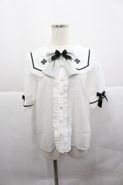 画像1: Amavel / Lovely Medical Angelブラウス  ミント I-25-12-27-005-CA-BL-SA-ZI