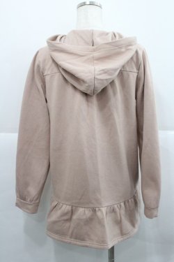 画像2: axes femme / /刺繍レースZIPパーカー M ベージュ I-25-12-27-038-AX-TO-TE-ZI