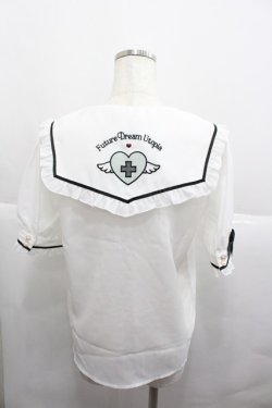 画像2: Amavel / Lovely Medical Angelブラウス  ミント I-25-12-27-005-CA-BL-SA-ZI