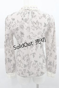 画像2: axes femme / 総花柄ブロッキングプルオーバー M アワピンク I-25-12-27-040-AX-TO-TE-ZI