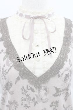 画像3: axes femme / 総花柄ブロッキングプルオーバー M アワピンク I-25-12-27-040-AX-TO-TE-ZI