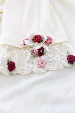 画像4: axes femme / プチローズリボンカットソー  アイボリー I-25-12-27-041-AX-TO-SA-ZI