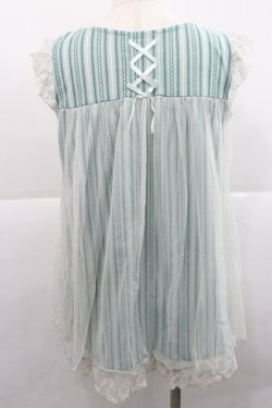 画像2: axes femme / ストライプノースリーブトップス  ミント I-25-12-27-042-AX-TO-SA-ZI