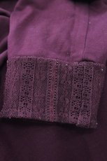 画像5: axes femme / レーシーロングタートル M ワイン I-25-12-27-045-AX-TO-TE-ZI (5)