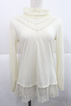 画像1: axes femme / 透けディテールタートル M 生成り I-25-12-27-046-AX-TO-TE-ZI