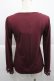 画像2: axes femme / プチローズリボンカットソー  ボルドー I-25-12-27-049-AX-TO-SA-ZI (2)