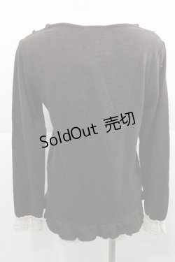 画像2: axes femme / リボンデザインプルオーバー M ブラウン I-25-12-27-050-AX-TO-TE-ZI