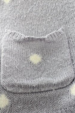 画像4: axes femme / ドットニットカーディガン  ラベンダーＸ白 I-25-12-27-051-AX-TO-SA-ZI