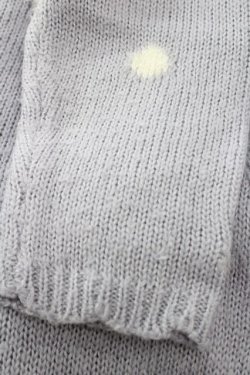 画像5: axes femme / ドットニットカーディガン  ラベンダーＸ白 I-25-12-27-051-AX-TO-SA-ZI