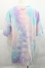 画像2: LISTEN FLAVOR / サイケデリックベア タイダイトップス  ミント I-25-12-27-055-PU-TS-SA-ZI (2)