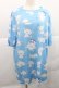 画像1: LISTEN FLAVOR / クレヨンしんちゃんコラボシロ総柄ビッグTシャツ  ライトブルー I-25-12-27-056-PU-TS-SA-ZI (1)