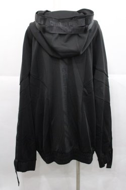 画像2: REVENGE GALLERY / ベルトデザインパーカー  黒 I-25-12-27-062-0-TO-SA-ZI