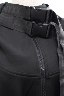 画像4: REVENGE GALLERY / ベルトデザインパーカー  黒 I-25-12-27-062-0-TO-SA-ZI