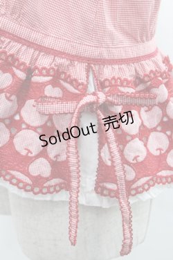画像4: PINK HOUSE / チェリーレース使いギンガムチェックブラウス  赤 I-25-12-27-063-LO-BL-SA-ZI