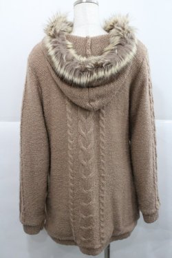 画像2: axes femme / 裏ボア付きニットコート  ピンク I-25-12-27-068-AX-JA-SA-ZI