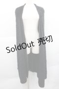 ililil / 【陰翳流羽】ニットカーディガン  黒 I-25-12-27-073-PU-TO-SA-ZI