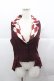 画像1: axes femme kawaii / ダイヤ柄ベスト  ワイン I-25-12-27-013-AX-TO-SA-ZI (1)