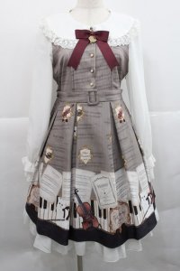 Amavel / Piano Concertosレースフリルワンピース  ブラック I-25-12-27-077-CA-OP-SA-ZI