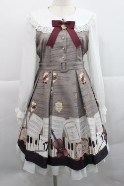 画像1: Amavel / Piano Concertosレースフリルワンピース  ブラック I-25-12-27-077-CA-OP-SA-ZI