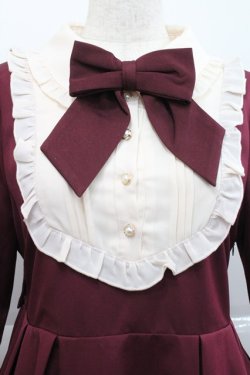 画像3: Amavel / Wonderlandカットワークワンピース  ボルドー I-25-12-27-078-CA-OP-SA-ZI