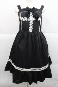 Eri Aino's collaboration / シャーロットの水曜日 ジャンパースカート LL 黒 I-25-12-27-080-0-OP-SA-ZI