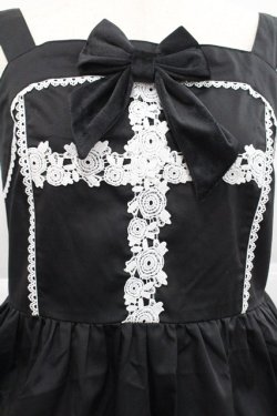 画像3: Eri Aino's collaboration / シャーロットの水曜日 ジャンパースカート LL 黒 I-25-12-27-080-0-OP-SA-ZI