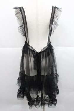 画像2: Virally / 星名桜子 hsチュールエプロンジャンスカ LL 黒 I-25-12-27-081-0-OP-SA-ZI