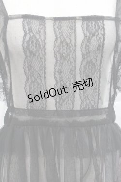 画像3: Virally / 星名桜子 hsチュールエプロンジャンスカ LL 黒 I-25-12-27-081-0-OP-SA-ZI