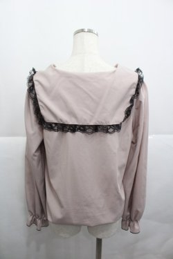 画像3: Lovely Tency / ハートパールボタン長袖ブラウス M ピンク I-25-12-27-001-0-BL-SA-ZI