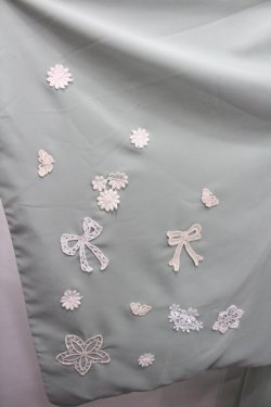 画像6: Favorite / 白レースと翡翠の泉和装ワンピース XL グリーンＸ白 I-25-12-27-083-LO-OP-SA-ZI