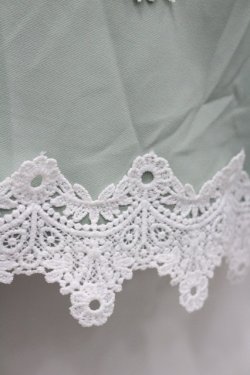 画像8: Favorite / 白レースと翡翠の泉和装ワンピース XL グリーンＸ白 I-25-12-27-083-LO-OP-SA-ZI