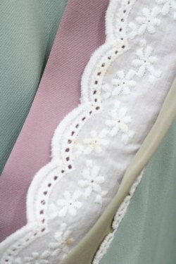 画像9: Favorite / 白レースと翡翠の泉和装ワンピース XL グリーンＸ白 I-25-12-27-083-LO-OP-SA-ZI