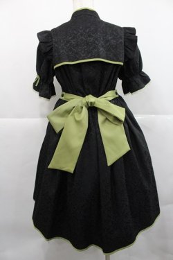 画像2: axes femme kawaii / 牡丹刺繍チャイナワンピース M 黒 I-25-12-27-085-AX-OP-SA-ZI