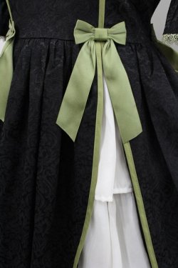 画像4: axes femme kawaii / 牡丹刺繍チャイナワンピース M 黒 I-25-12-27-085-AX-OP-SA-ZI