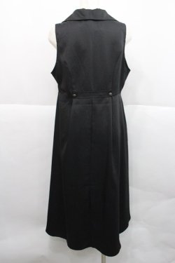 画像2: axes femme / ジレ風ロングベスト  黒 I-25-12-27-086-AX-TO-SA-ZI