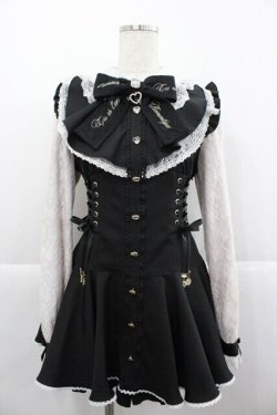 画像1: LIZ LISA / ラッフルリボンセットアップ 0 黒 I-25-12-27-090-LO-OP-TE-ZI