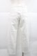 画像2: axes femme / 猫ストライプストレッチパンツ  白 I-25-12-27-119-AX-PA-SA-ZI (2)